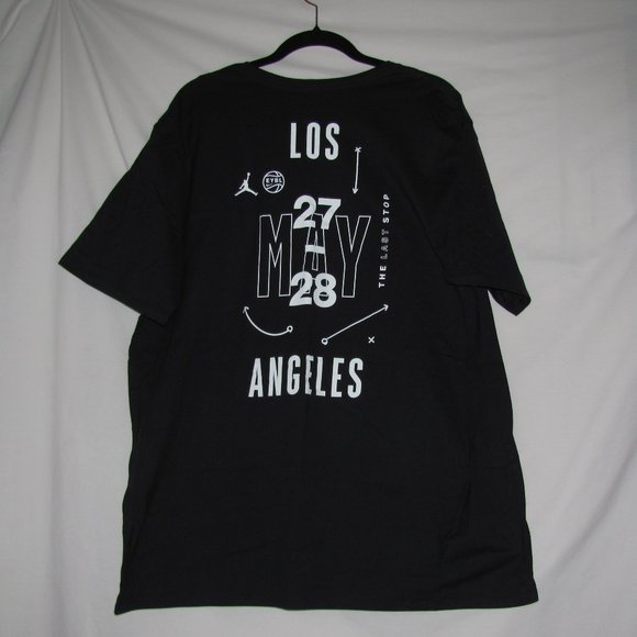 RARE Mens Nike Air Jordan EYBL Basketball Weekend Graphic Tee T-Shirt Size XXL